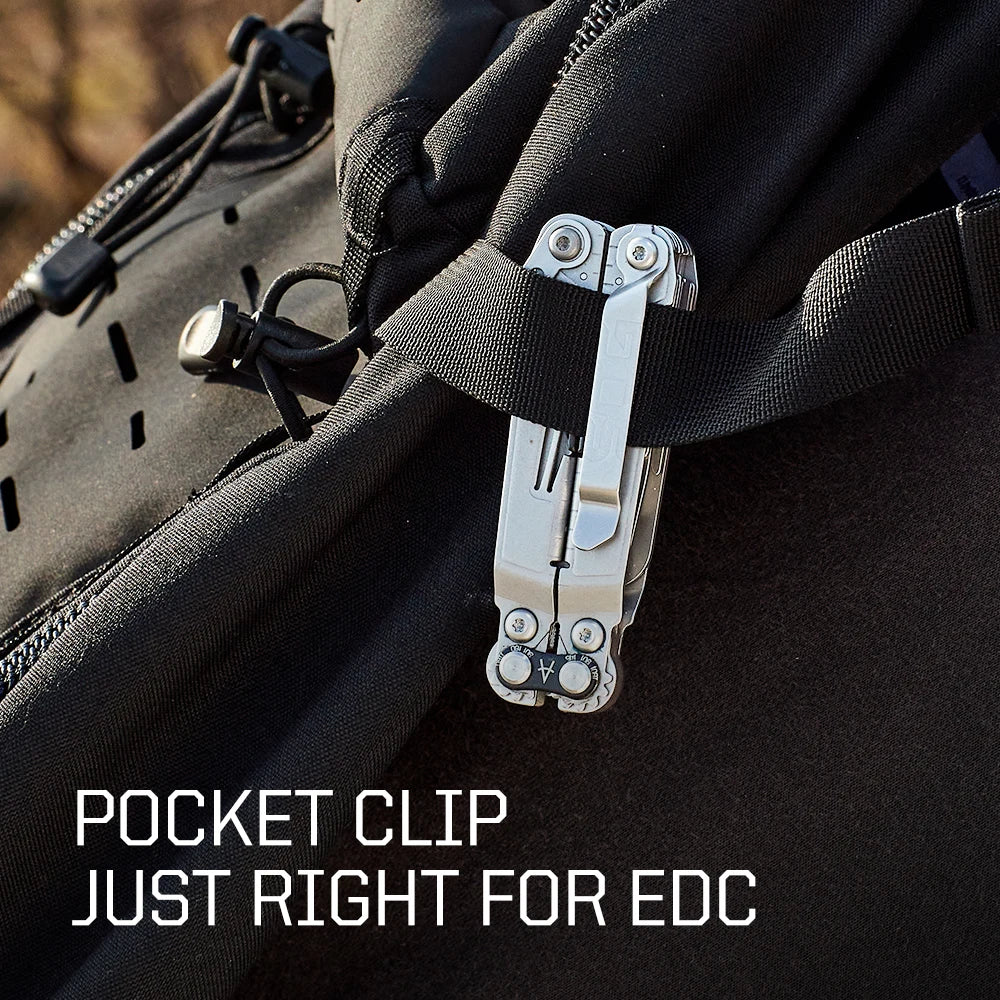 SOG PowerPint 18-in-1 Tactical Multi-Tool with Folding Pliers & Knife - Compact EDC Gear for Outdoor Camping, Survival & Hiking
