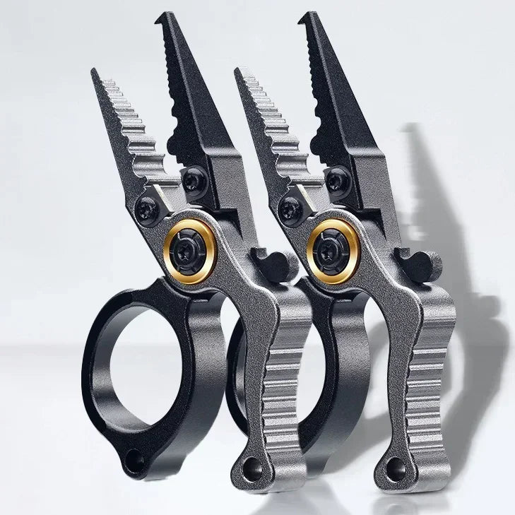 Mini Fishing Pliers Aluminum Alloy with Split Ring Tungsten Carbide Cutters For Anglers Outdoor Camping Gear Ideal Fishing Gift