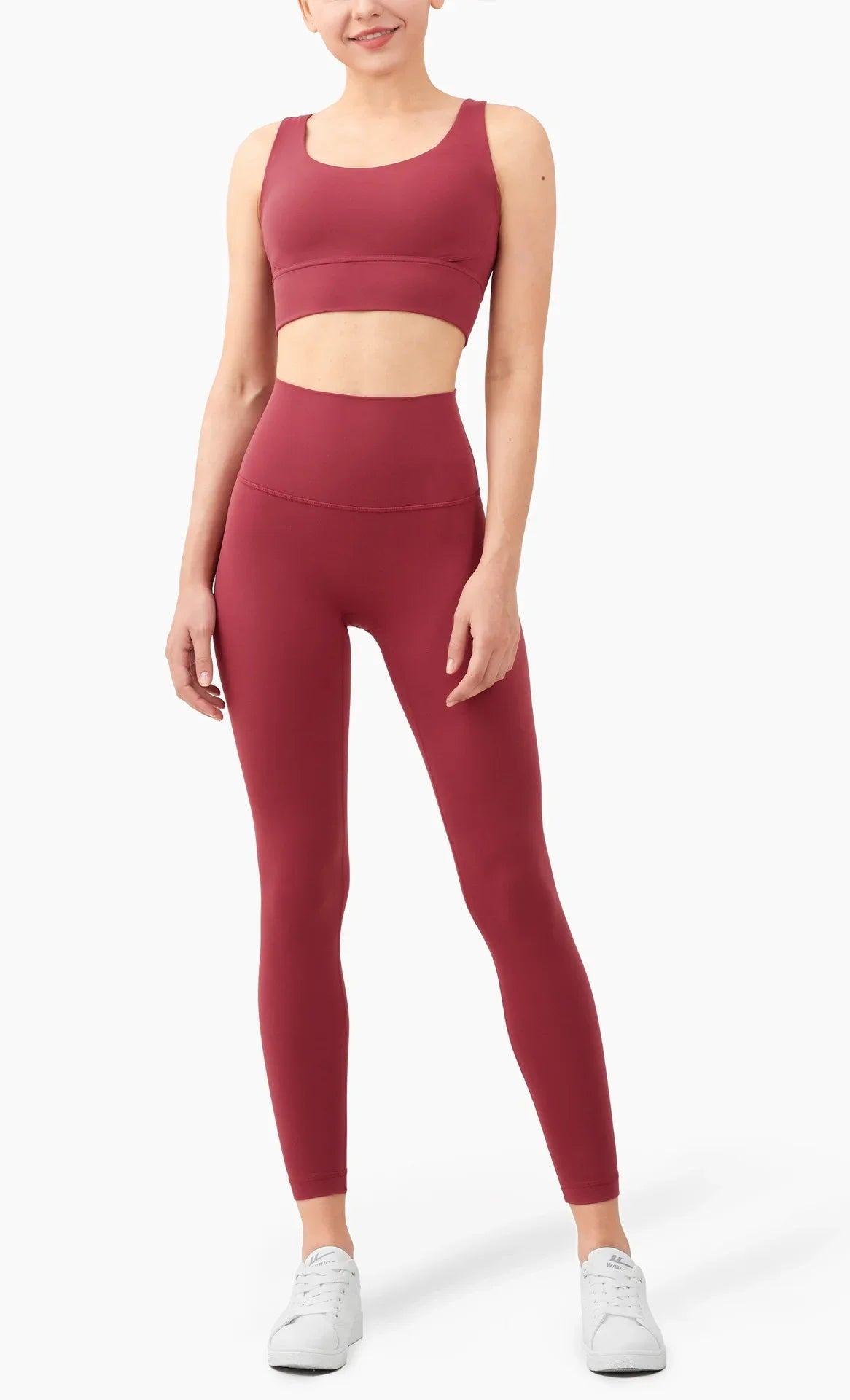 Summer New 2 Piece Yoga Clothes Women's Tracksuit Athletic Cross Back Nylon Yoga Top Women Sports Bra Leggings Pilates Fitness