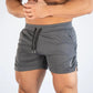 GITF Mens Gym Training Shorts Men Sports Casual Clothing Fitness Workout Running Grid quick-drying compression Shorts Athletics