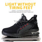 Work Shoes Breathable Steel Toe Safety Boots Lightweight Safety Work Shoes For Men Women Male Work Sneakers Security Footwear