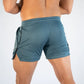 GITF Mens Gym Training Shorts Men Sports Casual Clothing Fitness Workout Running Grid quick-drying compression Shorts Athletics