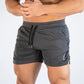 GITF Mens Gym Training Shorts Men Sports Casual Clothing Fitness Workout Running Grid quick-drying compression Shorts Athletics
