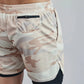 Men's Multi Pocket Shorts Fitness Shorts Casual Beach Sports Lined Skinny Shorts Everyday Style Mesh Camouflage Running Shorts