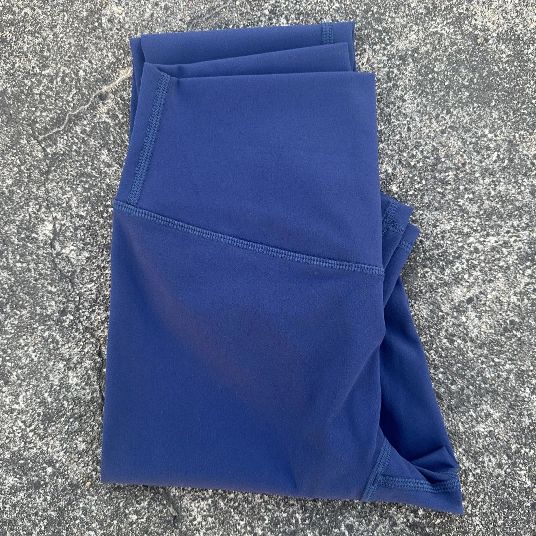 High Strength Compression Solid Color Soft Women Sport Pant Tight Butter High Waist Yoga Legging Athletic Gym Comprehensive Wear