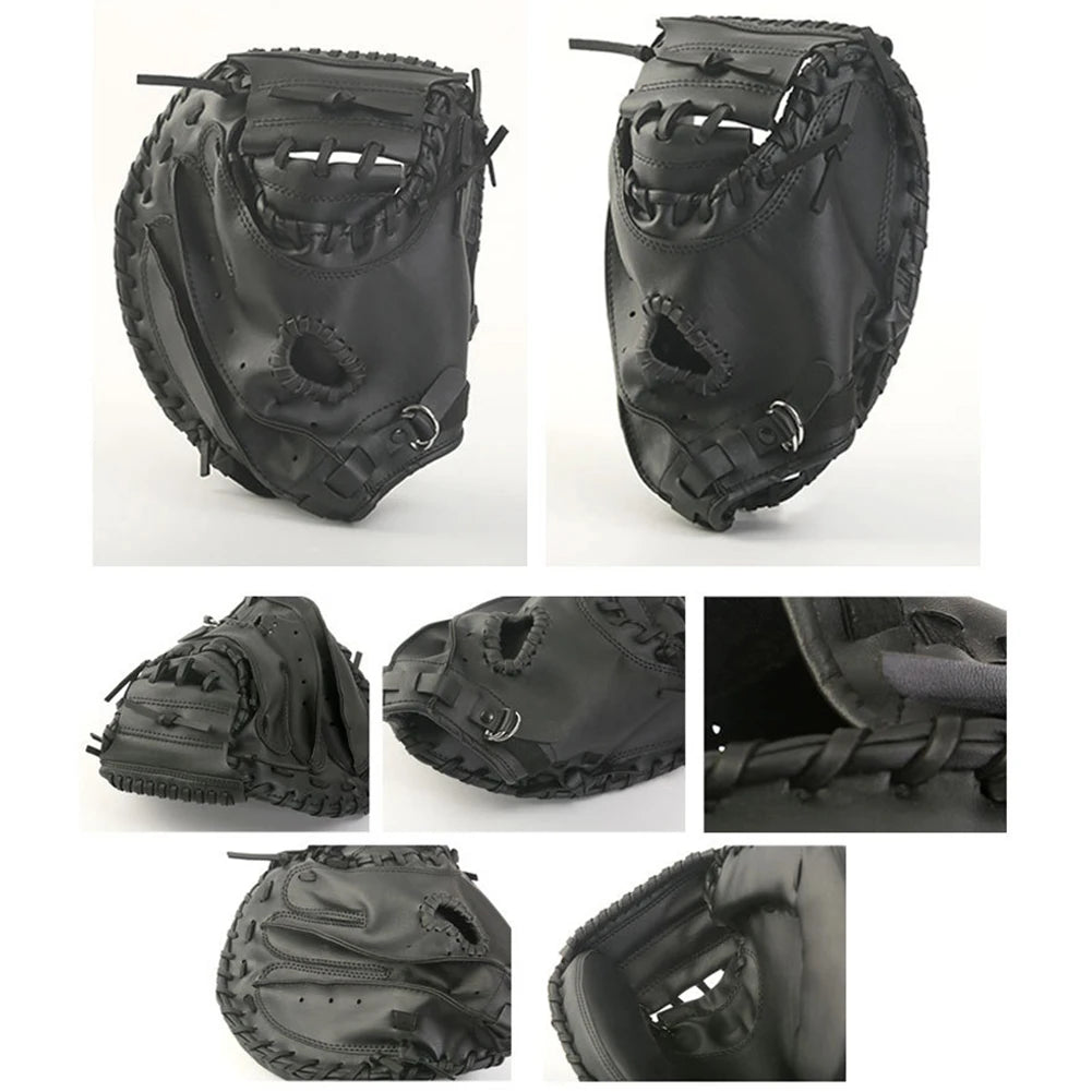 Baseball Glove Thicken Baseball Softball Catcher Wear-resistant Baseball Mitt Baseball Fielding Glove for Youth Adults Practice