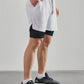 Men's Multi Pocket Shorts Fitness Shorts Casual Beach Sports Lined Skinny Shorts Everyday Style Mesh Camouflage Running Shorts