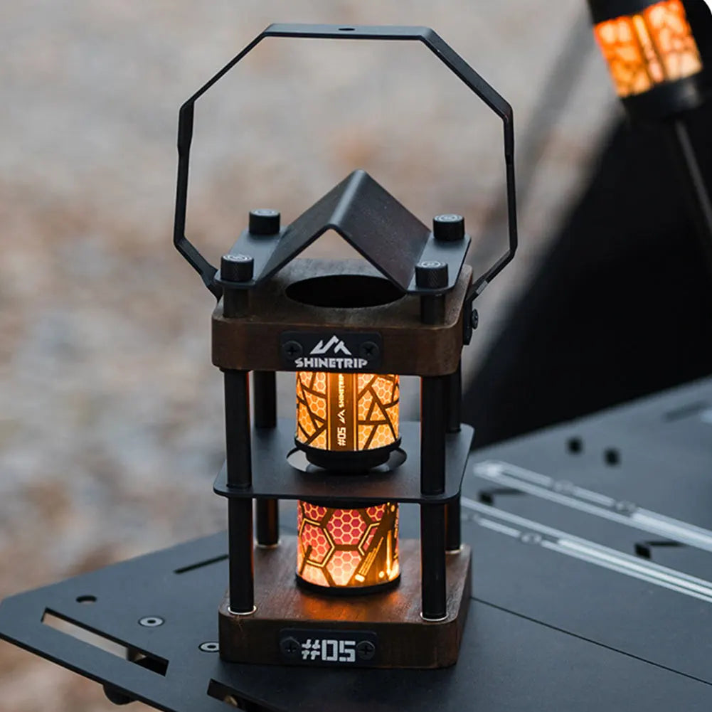 Portable Tent Lamp Rechargeable Rotable Camping Lantern Long Lasting Magnetic Atmosphere Lantern for Outdoor Camping Hiking