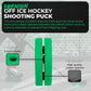 Green Biscuit 24 Pack New Snipe 2.0 Shooters Off Ice Hockey Puck- NHL Puck/GB Sticker- Street hockey Pucks