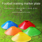 10Pcs Soccer Training Football Ball Game Disc Agility Disc Cone Set Multi Sport Training Space Cones With Plastic Stand Holder