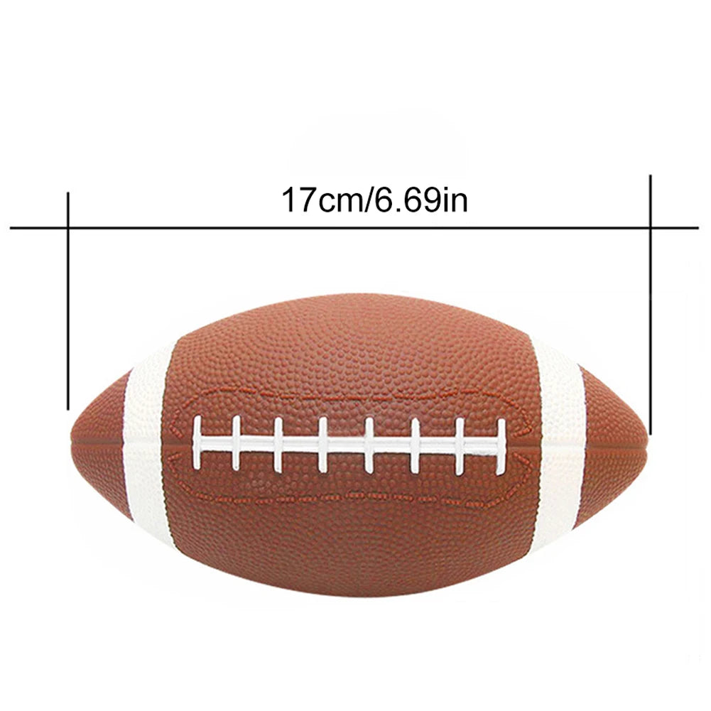 Teenagers Rugby Ball American Football Anti Slip Child  Footballs with Inflator Children Game Ball for Kids Students