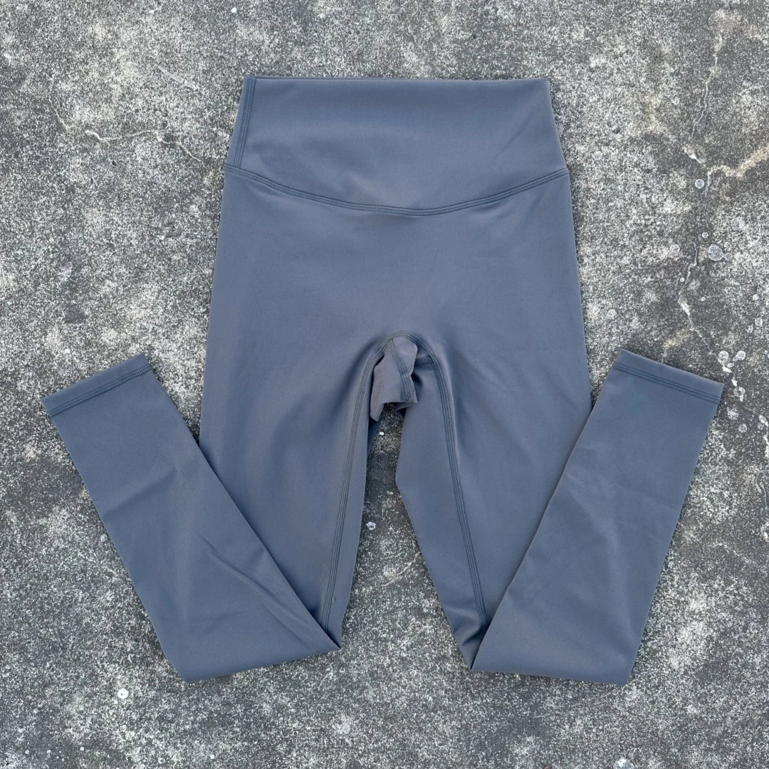 High Strength Compression Solid Color Soft Women Sport Pant Tight Butter High Waist Yoga Legging Athletic Gym Comprehensive Wear