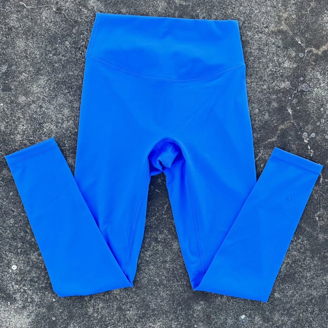 High Strength Compression Solid Color Soft Women Sport Pant Tight Butter High Waist Yoga Legging Athletic Gym Comprehensive Wear