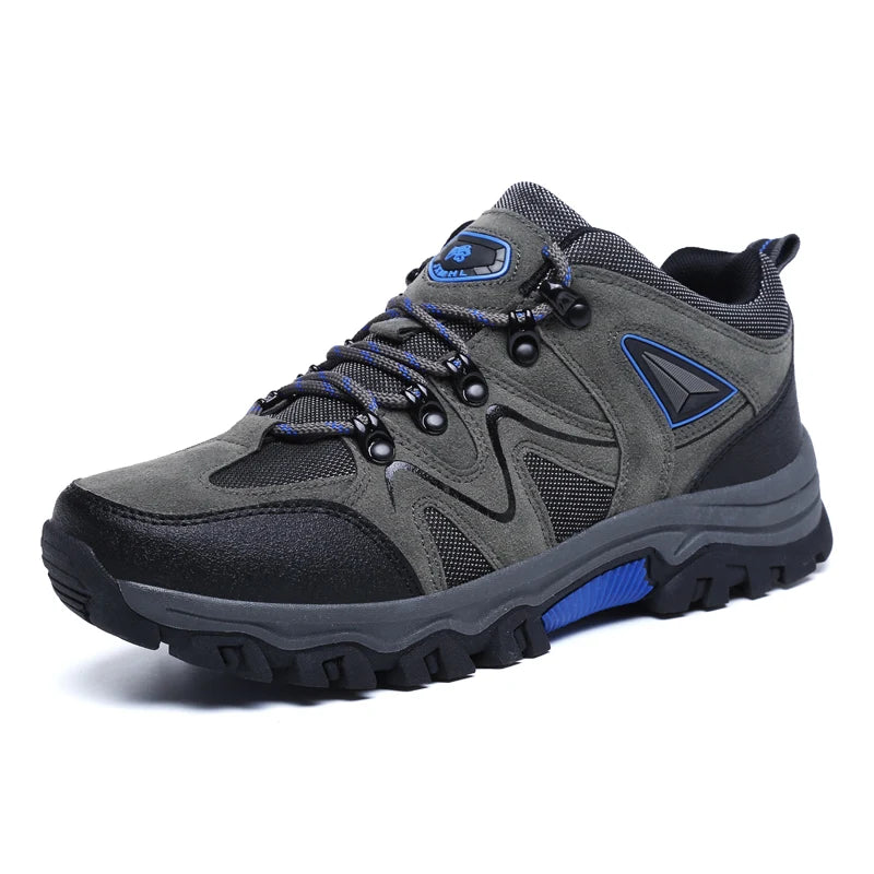 Outdoor mountaineering Shoes Men's Autumn and Winter Anti Slip and Wear-Resistant Sneaker Fashion Plus size Footwear 39-47
