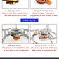 Camping Gas Stove Portable Folding Outdoor Backpacking Stove Tourist Equipment For Cooking Hiking Picnic 3500W