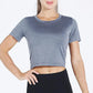 Women's Compression Shirt Short Sleeve Athletic Yoga Running T-Shirt Summer Gym Workout Quick Dry Stretchy Tees Tops Baselayer