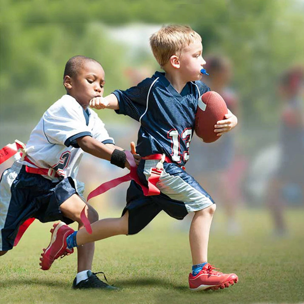 Teenagers Rugby Ball American Football Anti Slip Child  Footballs with Inflator Children Game Ball for Kids Students