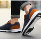 YRZL Men Shoes Spring Autumn Waterproof Walking Sneakers Leisure Male Leather Sports Shoes Non-Slip Footwear Tennis for Men