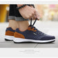 YRZL Men Shoes Spring Autumn Waterproof Walking Sneakers Leisure Male Leather Sports Shoes Non-Slip Footwear Tennis for Men
