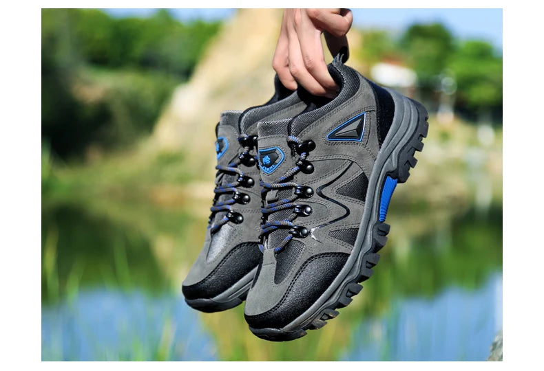 Outdoor mountaineering Shoes Men's Autumn and Winter Anti Slip and Wear-Resistant Sneaker Fashion Plus size Footwear 39-47