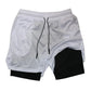 Men's Multi Pocket Shorts Fitness Shorts Casual Beach Sports Lined Skinny Shorts Everyday Style Mesh Camouflage Running Shorts