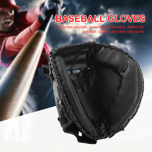 Baseball Glove Thicken Baseball Softball Catcher Wear-resistant Baseball Mitt Baseball Fielding Glove for Youth Adults Practice