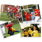 Teenagers Rugby Ball American Football Anti Slip Child  Footballs with Inflator Children Game Ball for Kids Students
