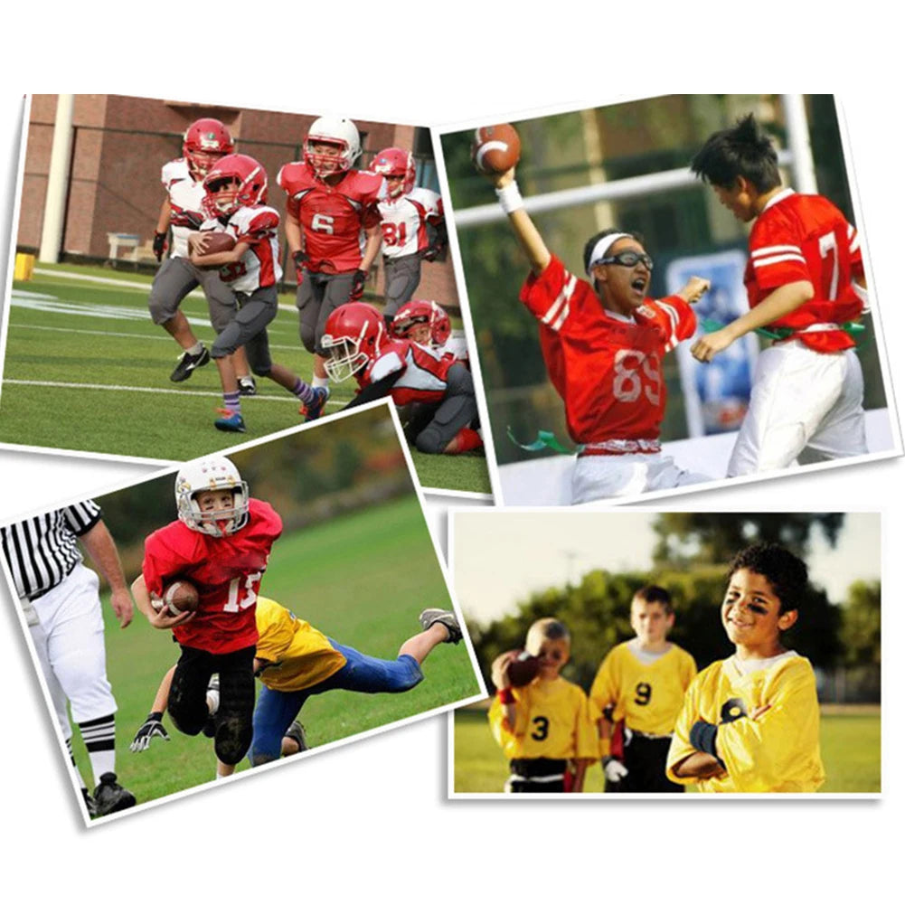 Teenagers Rugby Ball American Football Anti Slip Child  Footballs with Inflator Children Game Ball for Kids Students