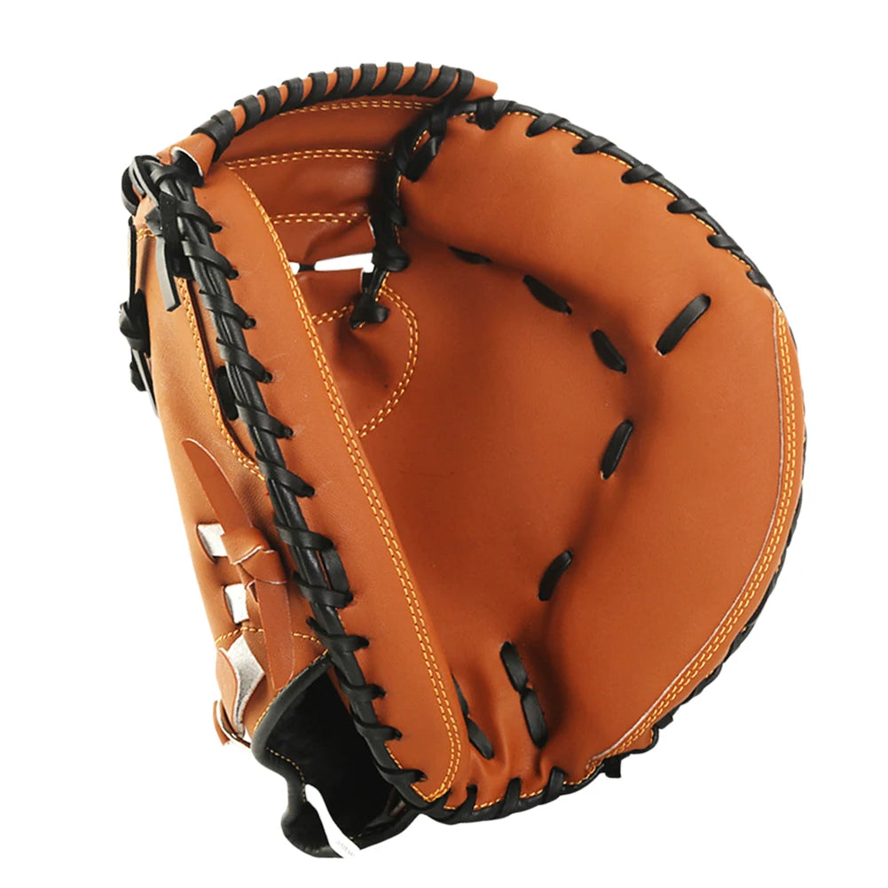 Baseball Glove Thicken Baseball Softball Catcher Wear-resistant Baseball Mitt Baseball Fielding Glove for Youth Adults Practice