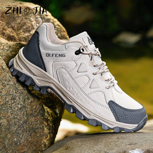 New Outdoor Running Off Road Casual Shoes Anti slip and Wear Resistant Mountaineering Shoes Oversized Sports Men's Footwear