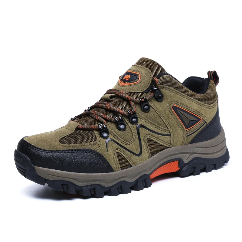 Outdoor mountaineering Shoes Men's Autumn and Winter Anti Slip and Wear-Resistant Sneaker Fashion Plus size Footwear 39-47