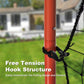 Volleyball Rebound Net, Football Rebound Training Net, 5 Adjustable Rebound Angles, Made for Outdoor Practice, 7*4ft