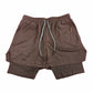 Men's Multi Pocket Shorts Fitness Shorts Casual Beach Sports Lined Skinny Shorts Everyday Style Mesh Camouflage Running Shorts