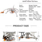 Camping Gas Stove Portable Folding Outdoor Backpacking Stove Tourist Equipment For Cooking Hiking Picnic 3500W