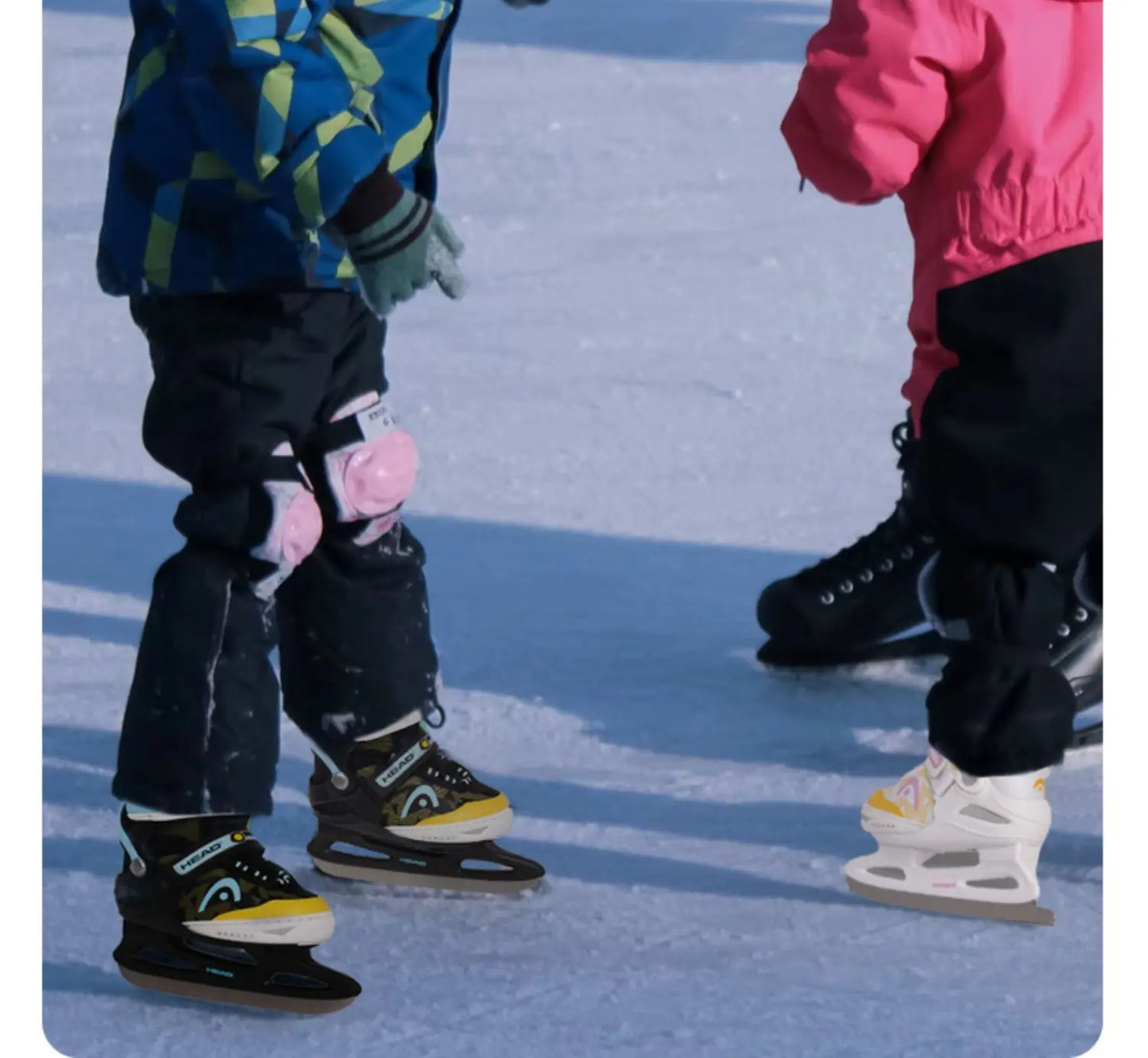 HEAD Figure Skates Beginner Kids Adjustable Ice Hockey Ice Skates Shoes Student Professional Real Ice Skates