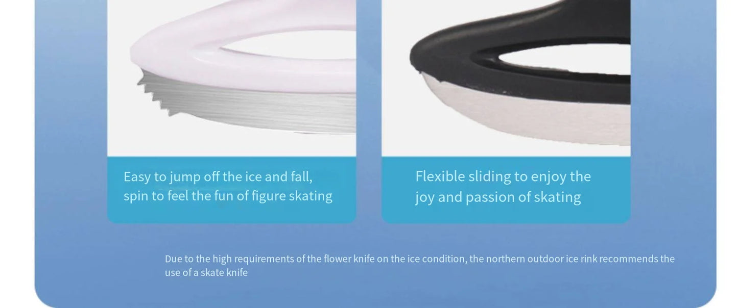 HEAD Figure Skates Beginner Kids Adjustable Ice Hockey Ice Skates Shoes Student Professional Real Ice Skates