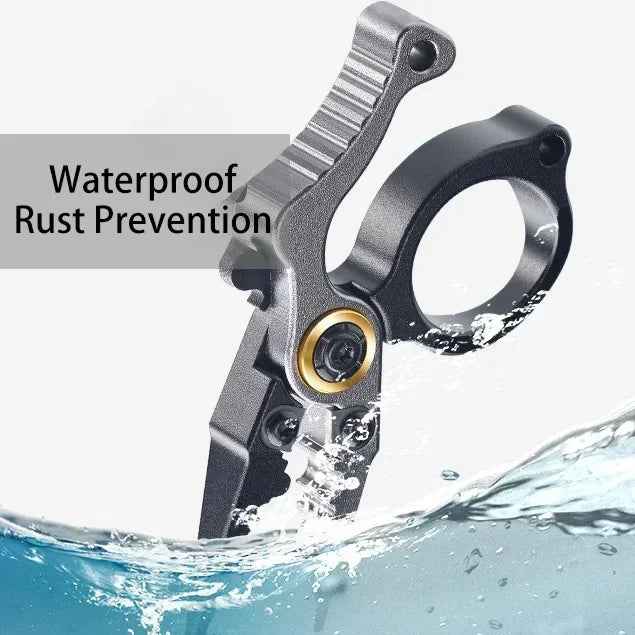 Mini Fishing Pliers Aluminum Alloy with Split Ring Tungsten Carbide Cutters For Anglers Outdoor Camping Gear Ideal Fishing Gift