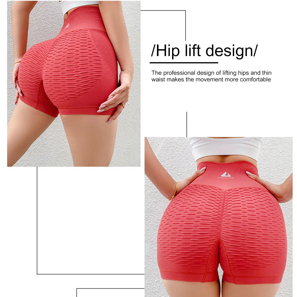 Workout Shorts for Women Butt Lifting Yoga Shorts High Waisted Running Shorts Tummy Control for Gym Running Workout Athletic