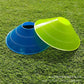 10Pcs Soccer Training Football Ball Game Disc Agility Disc Cone Set Multi Sport Training Space Cones With Plastic Stand Holder