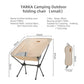 TARKA 2pcs Foldable Camping Chairs Lightweight Folding Chair Toursit Backpacking Travel Fishing Chairs Garden Balcony Chairs