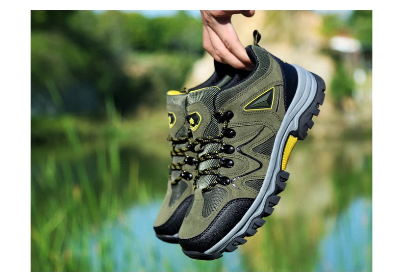 Outdoor mountaineering Shoes Men's Autumn and Winter Anti Slip and Wear-Resistant Sneaker Fashion Plus size Footwear 39-47