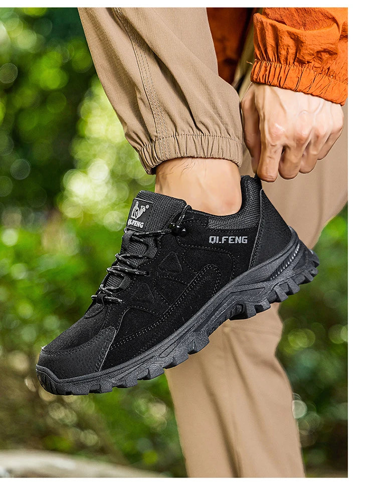 New Outdoor Running Off Road Casual Shoes Anti slip and Wear Resistant Mountaineering Shoes Oversized Sports Men's Footwear