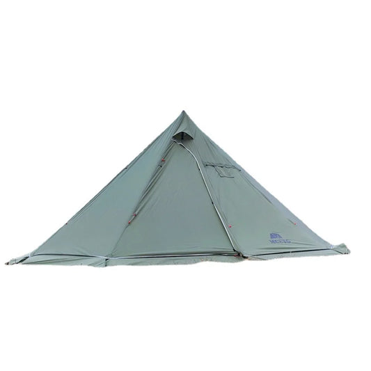 5-8 People Tipi Hot Tent with Stove Jack Camping Pyramid Teepee Tent for Camping Backpacking Hiking