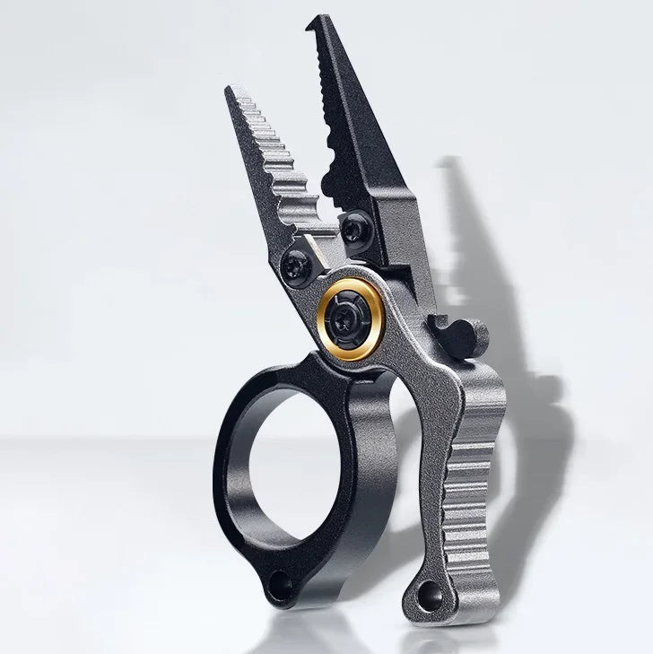 Mini Fishing Pliers Aluminum Alloy with Split Ring Tungsten Carbide Cutters For Anglers Outdoor Camping Gear Ideal Fishing Gift