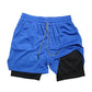 Men's Multi Pocket Shorts Fitness Shorts Casual Beach Sports Lined Skinny Shorts Everyday Style Mesh Camouflage Running Shorts