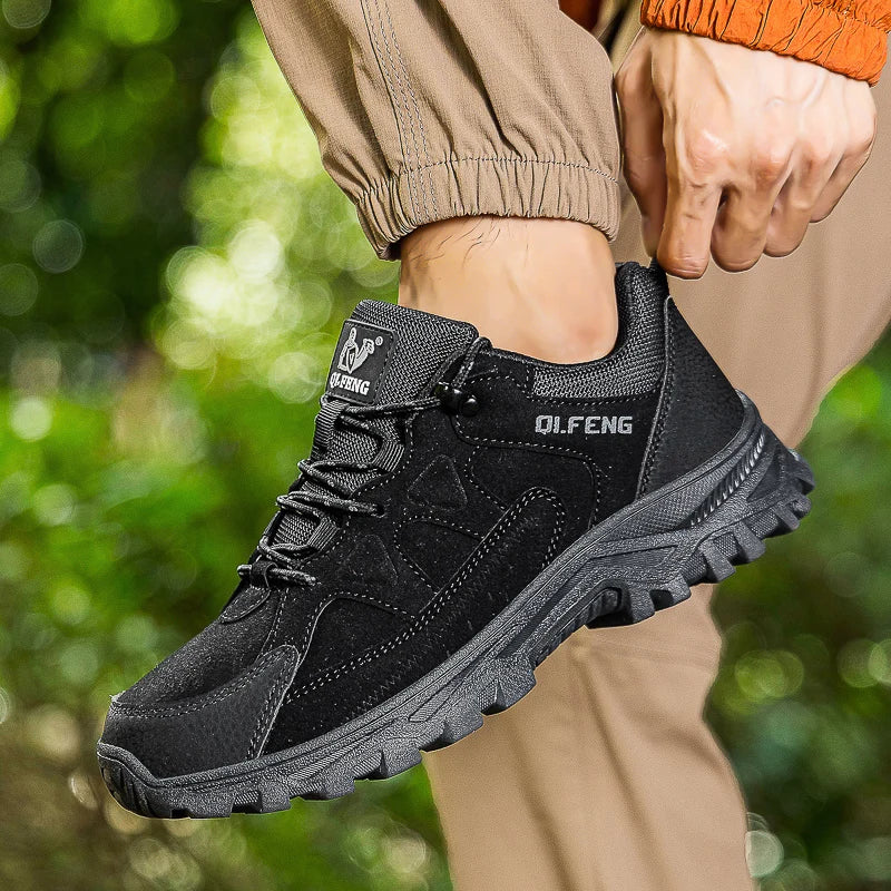 New Outdoor Running Off Road Casual Shoes Anti slip and Wear Resistant Mountaineering Shoes Oversized Sports Men's Footwear