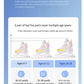 HEAD Figure Skates Beginner Kids Adjustable Ice Hockey Ice Skates Shoes Student Professional Real Ice Skates