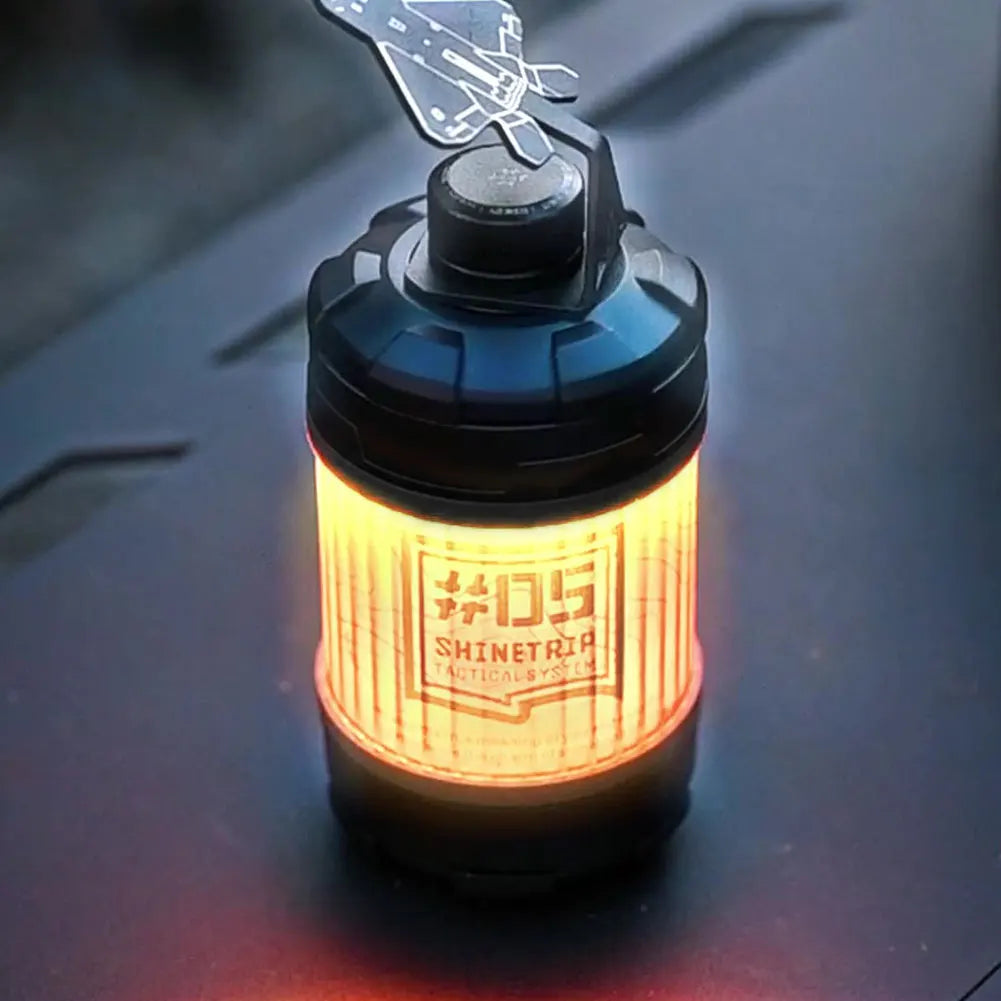 Portable Tent Lamp Rechargeable Rotable Camping Lantern Long Lasting Magnetic Atmosphere Lantern for Outdoor Camping Hiking