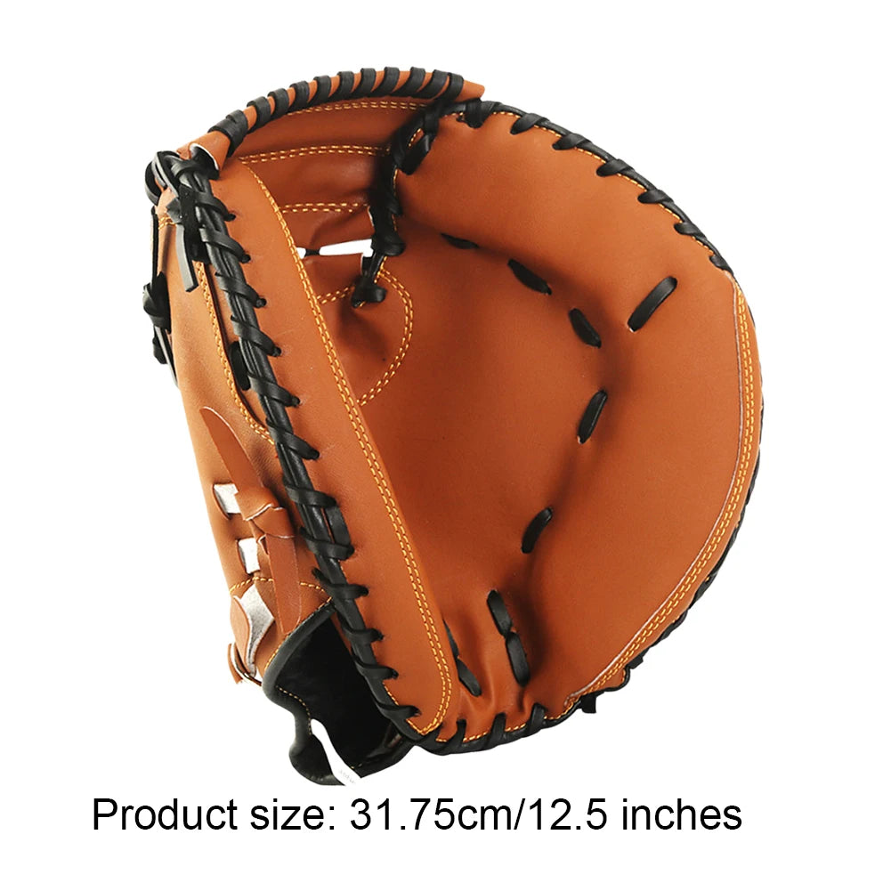 Baseball Glove Thicken Baseball Softball Catcher Wear-resistant Baseball Mitt Baseball Fielding Glove for Youth Adults Practice