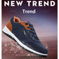 YRZL Men Shoes Spring Autumn Waterproof Walking Sneakers Leisure Male Leather Sports Shoes Non-Slip Footwear Tennis for Men